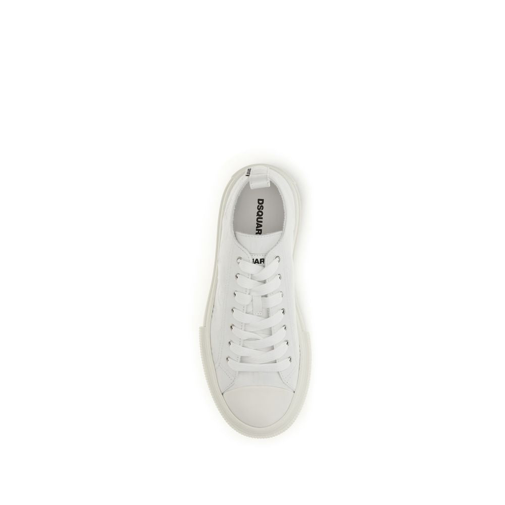Dsquared² White Polyethylene Platform Sneakers