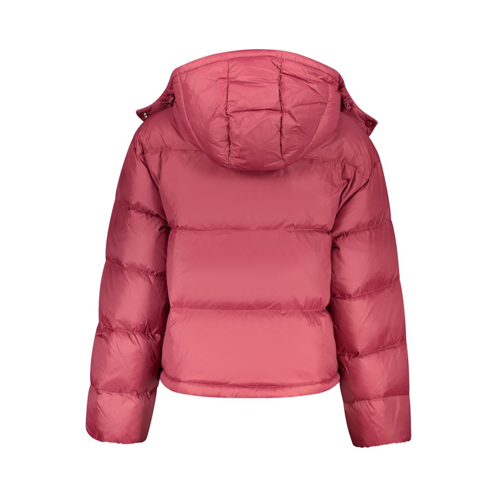 Calvin Klein Red Nylon Shell Jacket