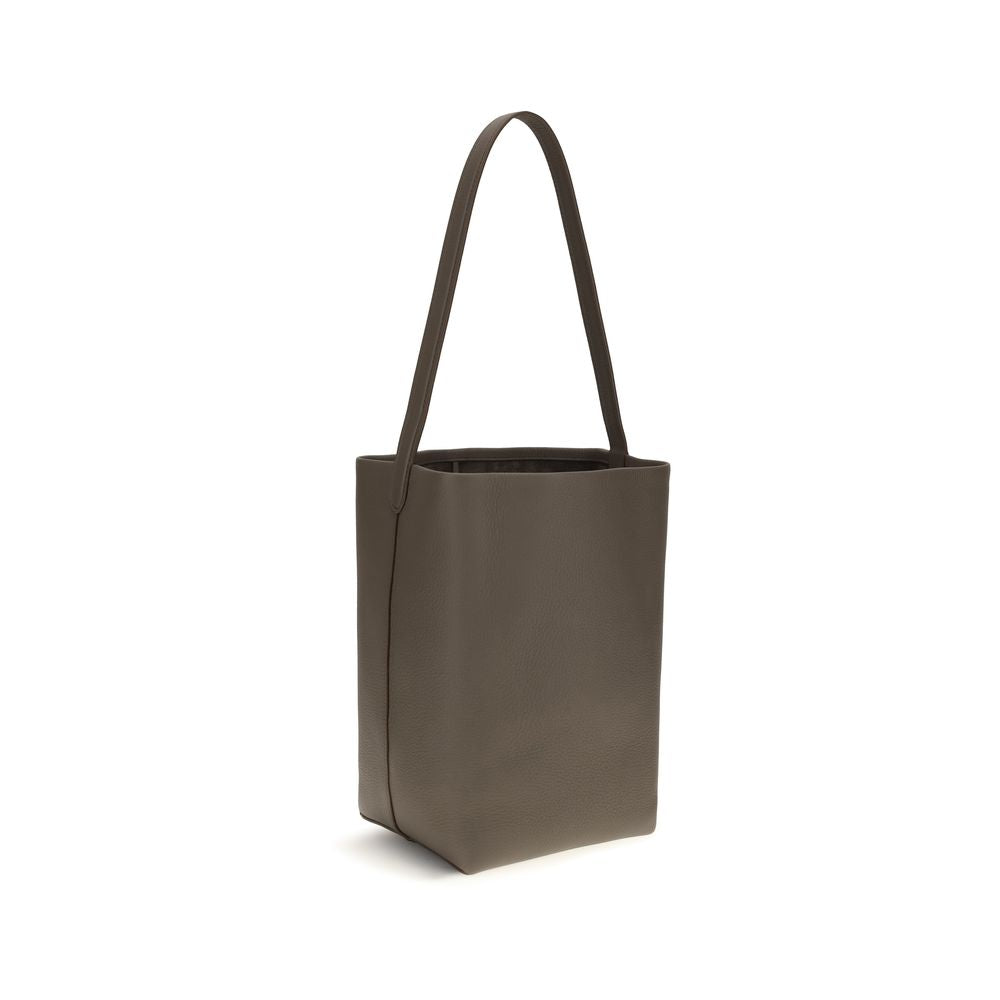 The Row Brown Calf Leather Bos Taurus Shoulder Bag