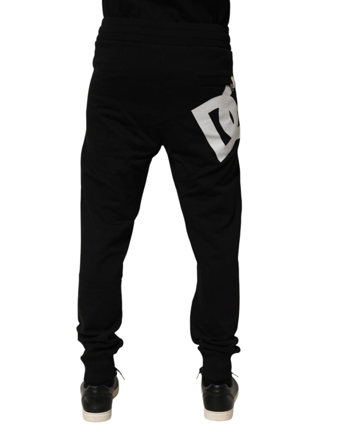 Dolce & Gabbana Black Cotton Jogger Men Sweatpants Pants
