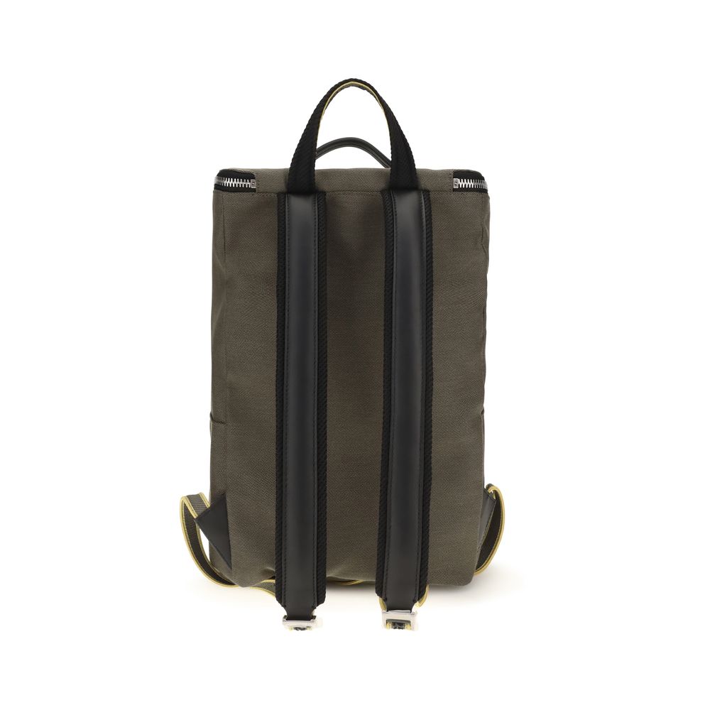 Fendi Bicolor Cotton Backpack