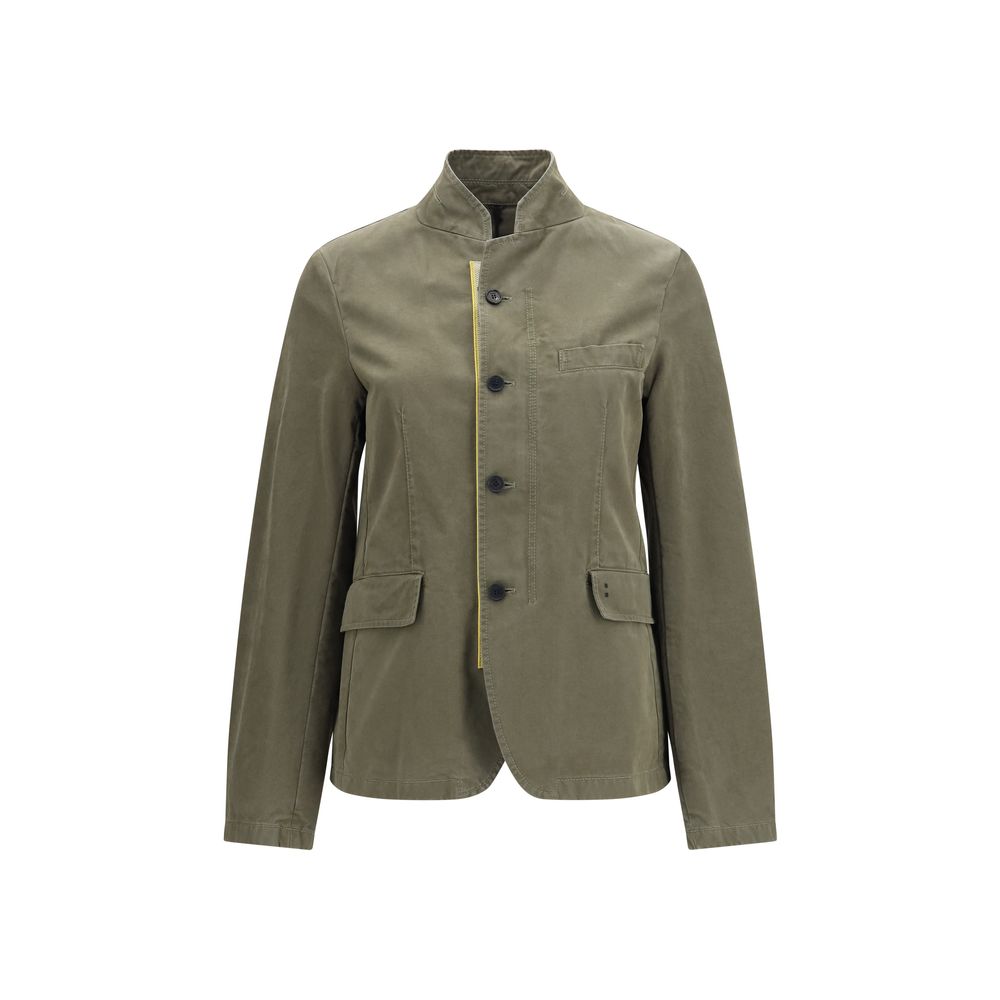 Fendi Bicolor Cotton Full-Length Jacket