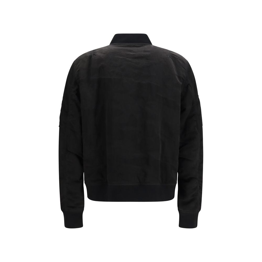 Fendi Black Polyamide Bomber