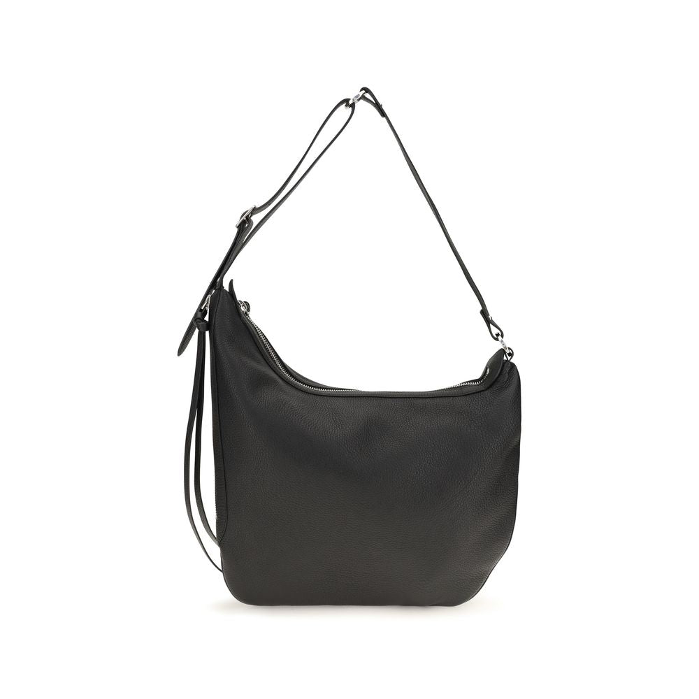 Fendi Black Calf Leather Bos Taurus Shoulder Bag