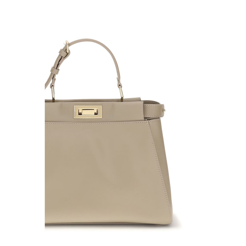 Fendi Beige Calf Leather Bos Taurus Shoulder Bag
