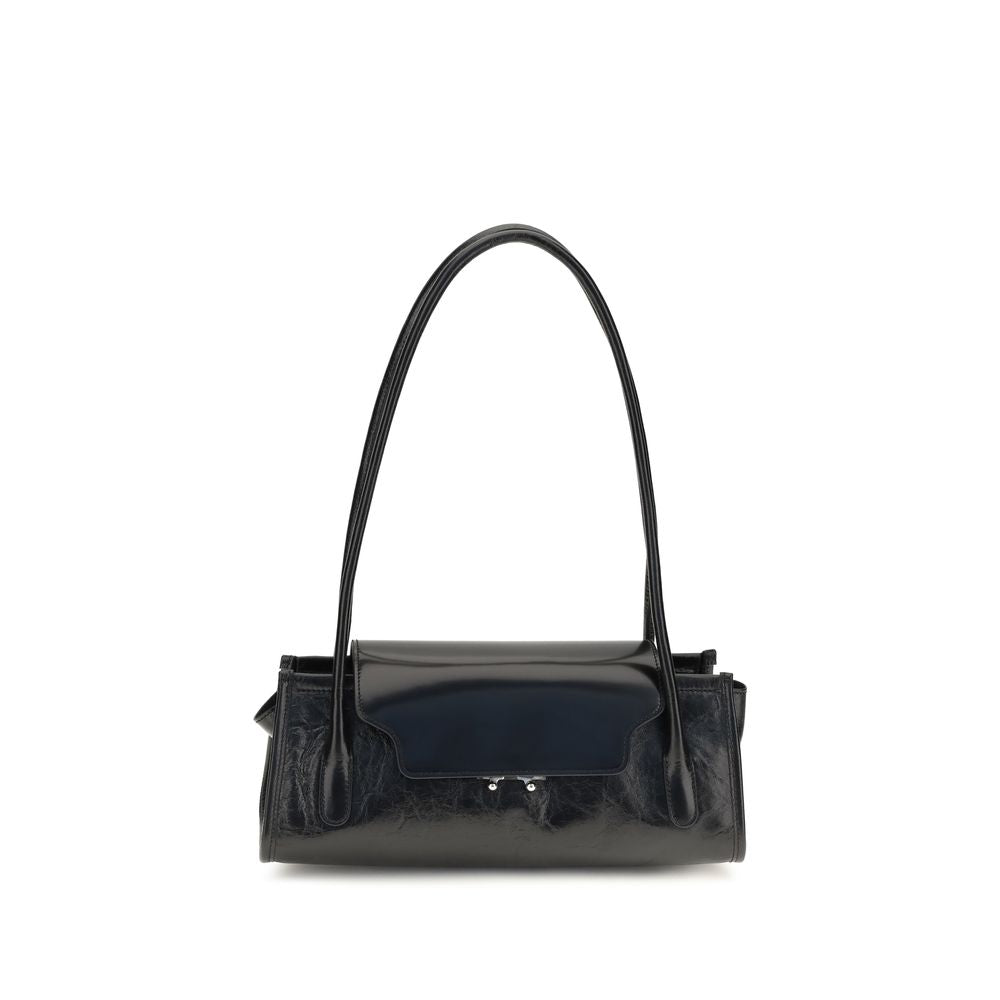 Marni Black Calf Leather Bos Taurus Shoulder Bag