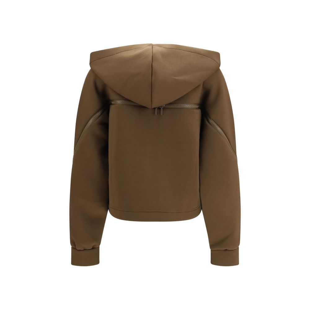 Wolford Brown Polyester Hoodie