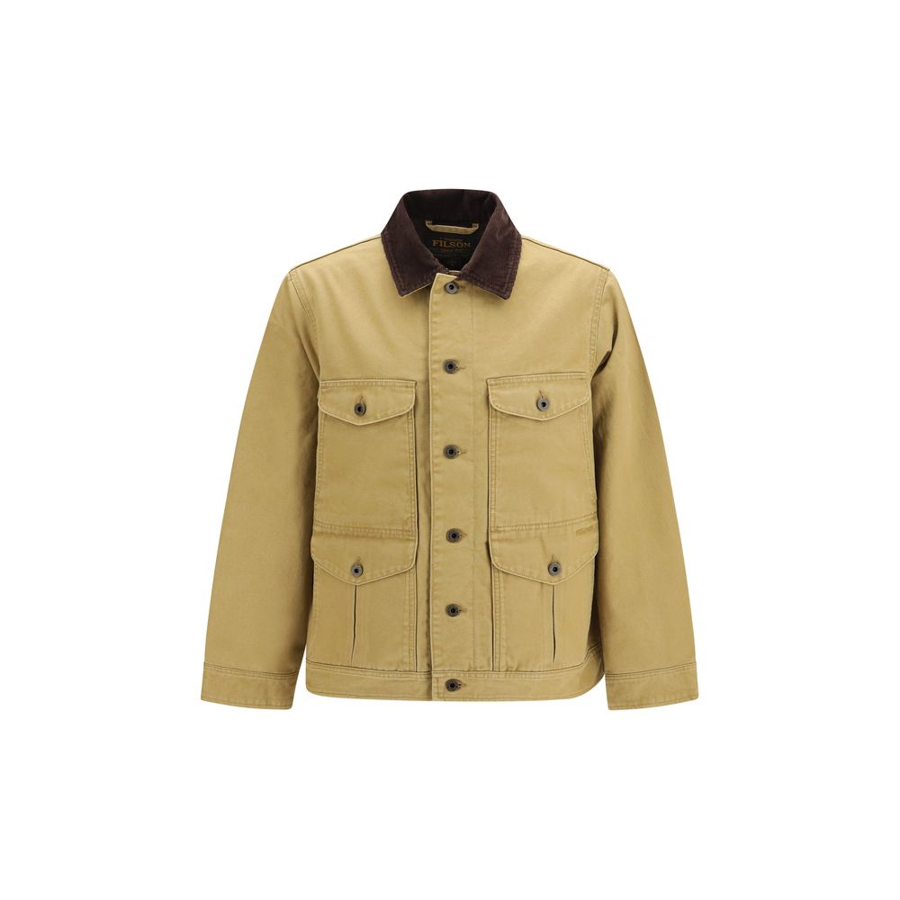 Filson Beige Cotton Full-Length Jacket