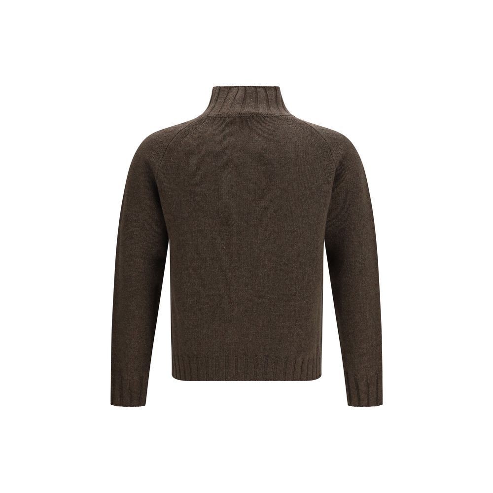 Aragona Cashmere Brown Cashmere Sweater