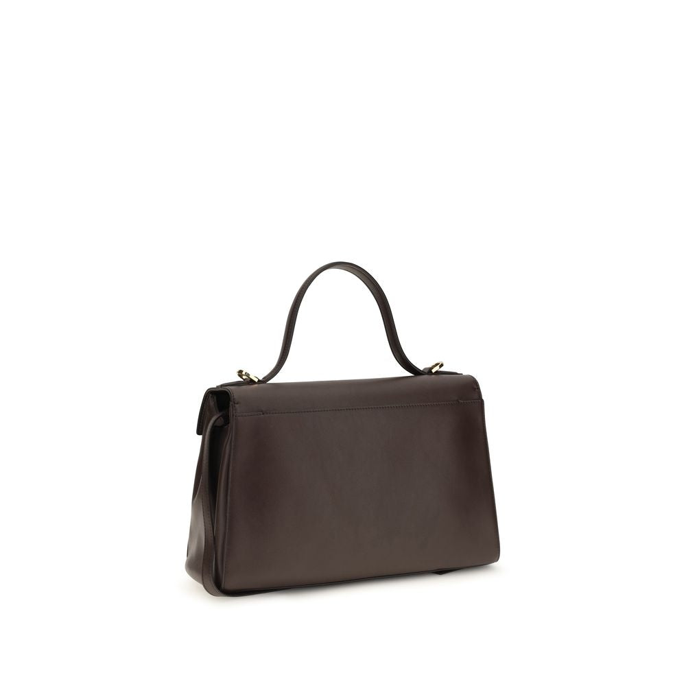 Savette Brown Calf Leather Bos Taurus Handbag