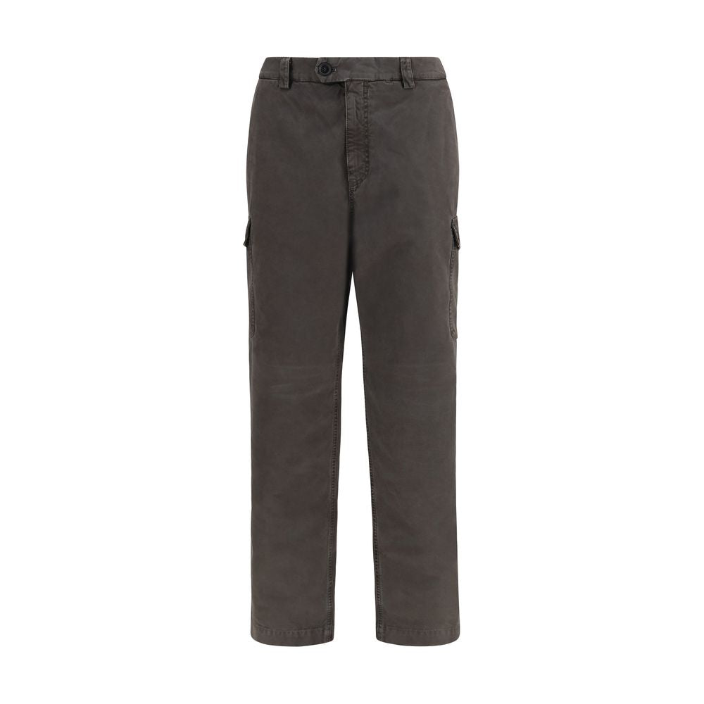 Brunello Cucinelli Brown Cotton Casual Pants