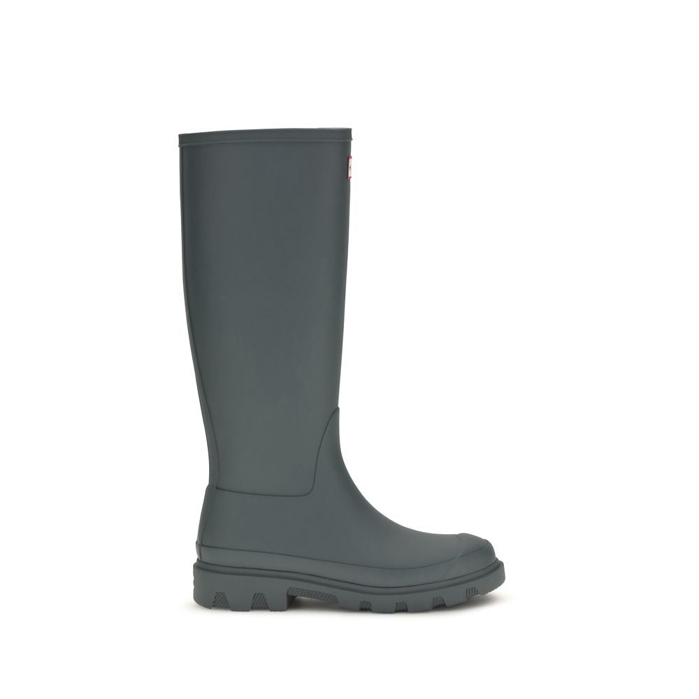 Hunter Gray Rubber Rain Boots