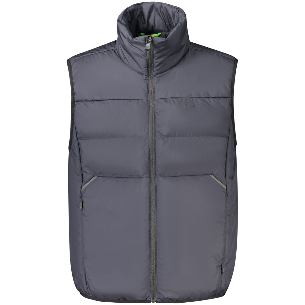 Hugo Boss Blue Polyester Men's Vest