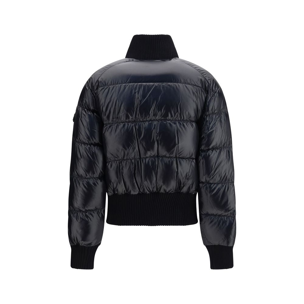 Moose Knuckles Black Nylon Full-Length Jacket