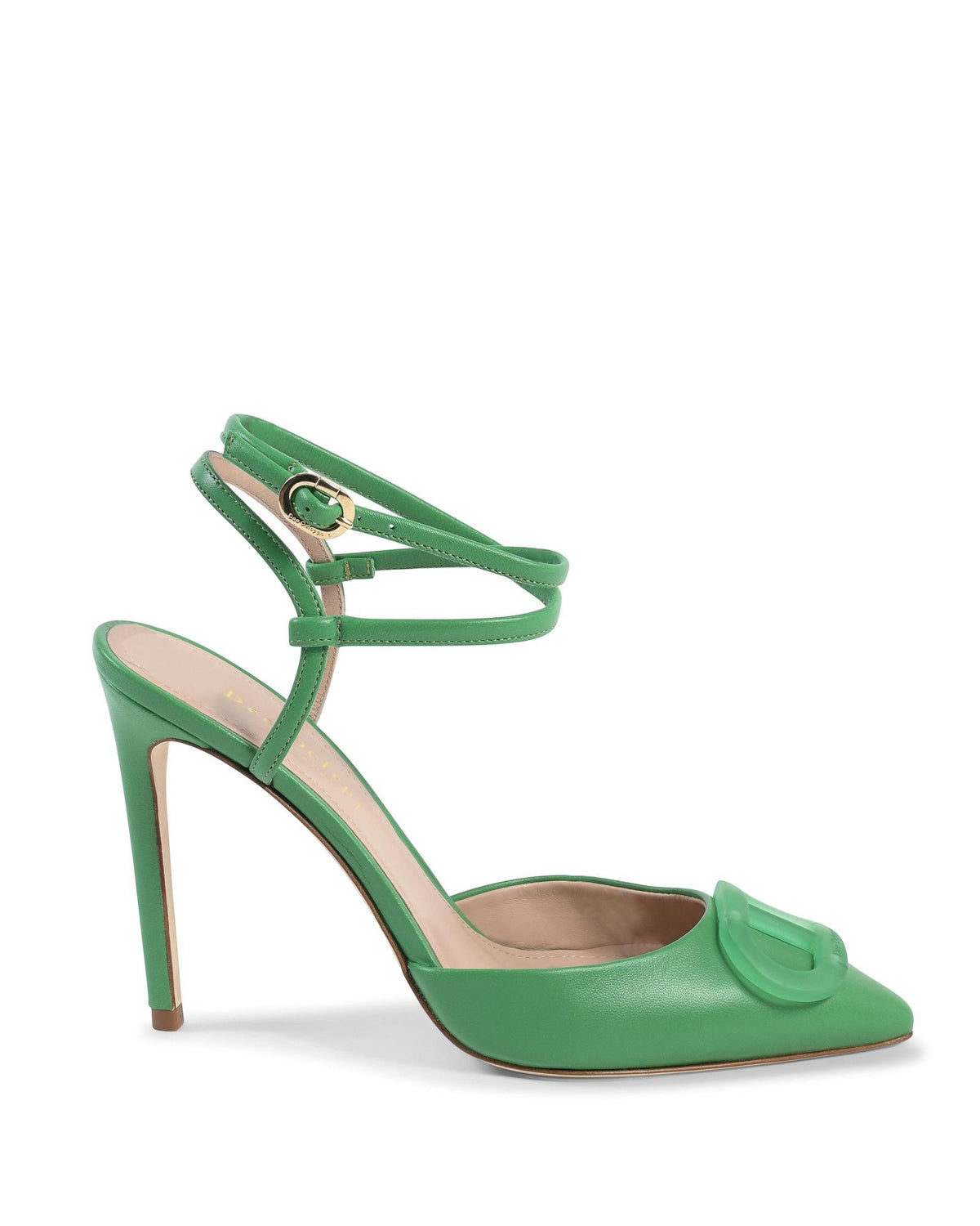 Dee Ocleppo Bicolor Leather High Heel Pumps