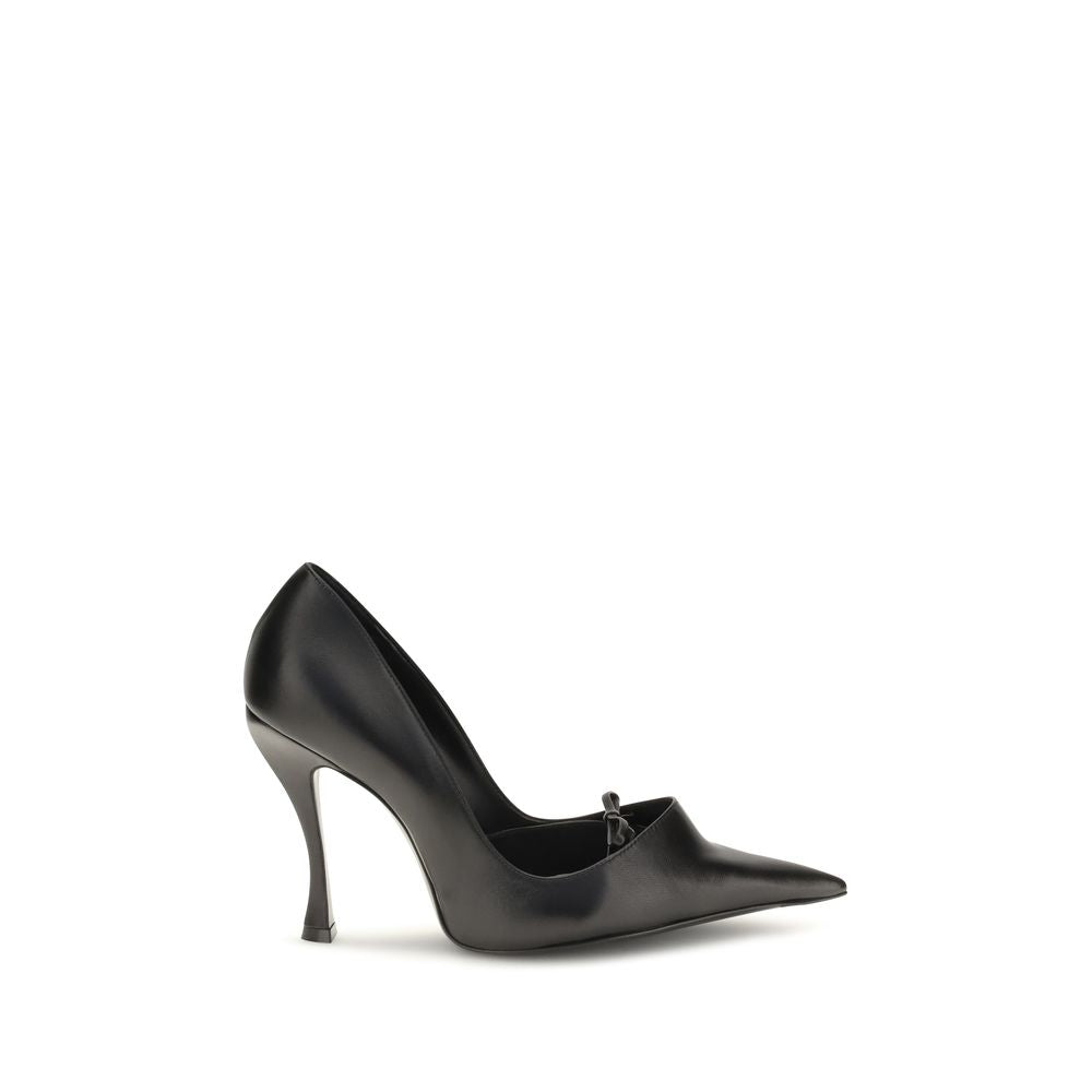 Balenciaga Black Lamb Ovis Aries High Heel Pumps