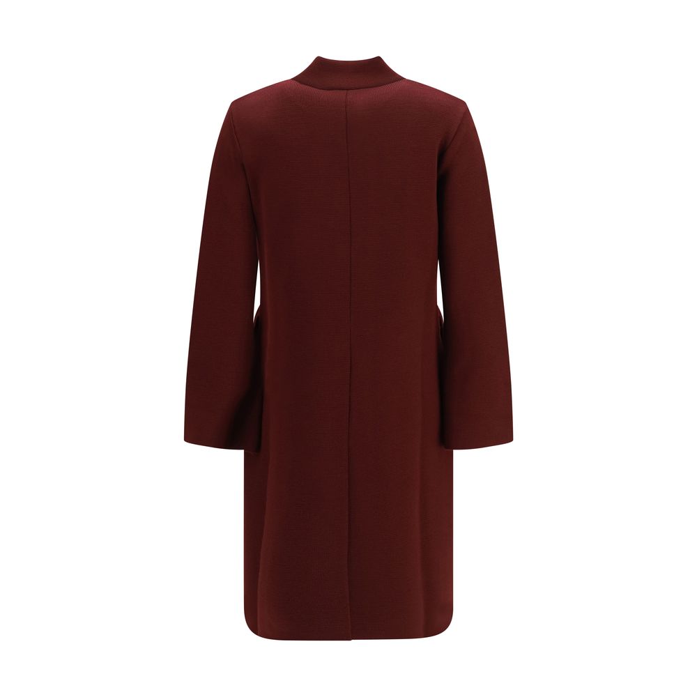 Ella Bordeaux Wool Oves Aries Coat