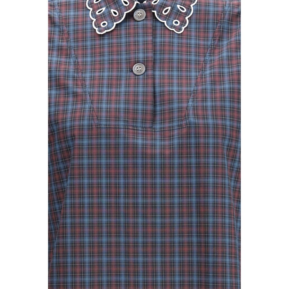 Marni Blue Cotton Dress Shirt