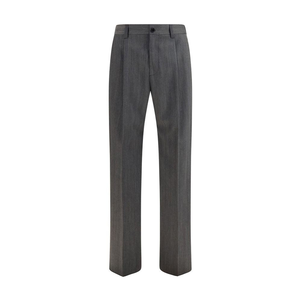 Valentino Garavani Gray Wool Oves Aries Dress Pants