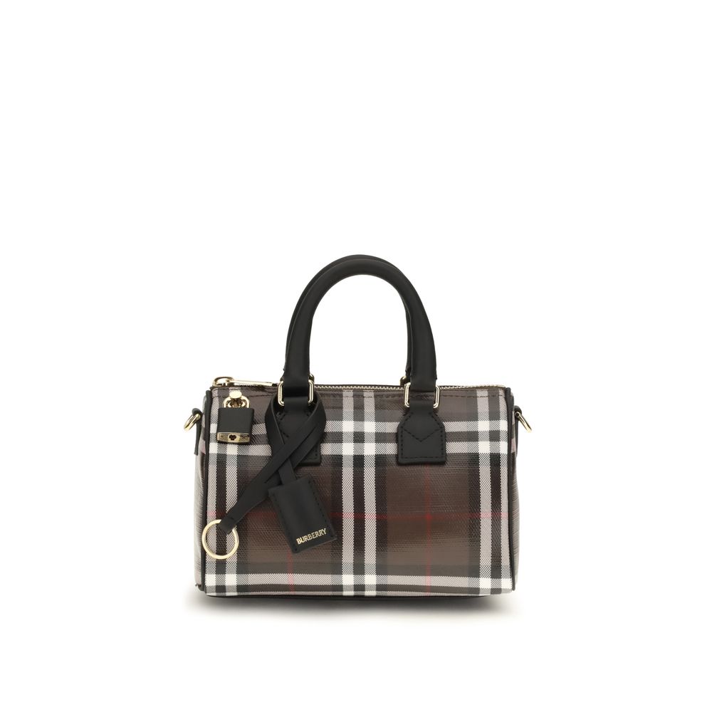 Burberry Brown Cotton Shoulder Bag