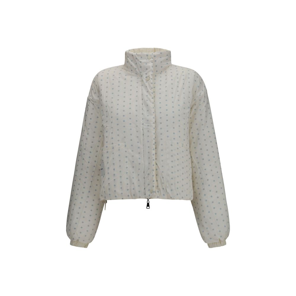 Gongdid Design Beige Polyester Full-Length Jacket