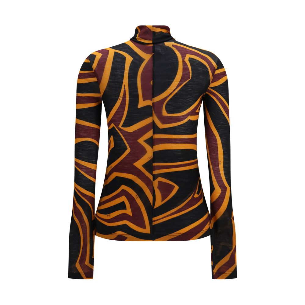 Emilio Pucci Multicolor Wool Oves Aries Shirt