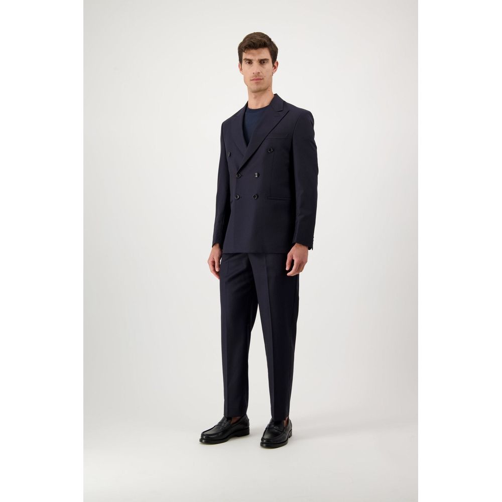 Autore Blue Wool Two-Piece Suit