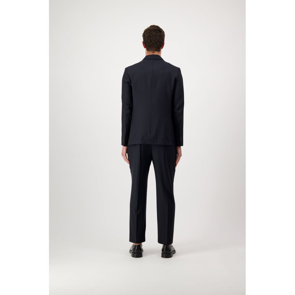 Autore Blue Wool Two-Piece Suit