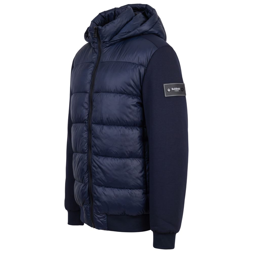 Baldinini Trend Blue Polyester Men Jacket