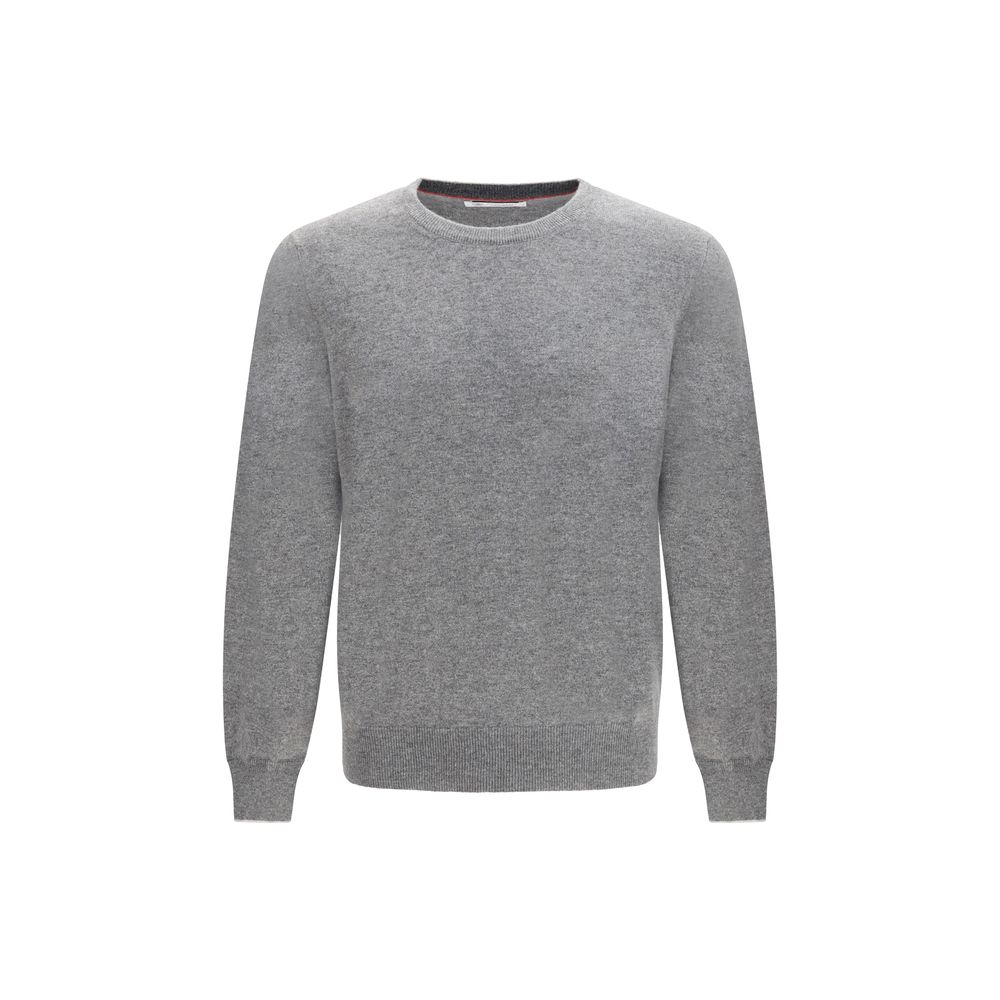 Brunello Cucinelli Gray Cashmere Sweater