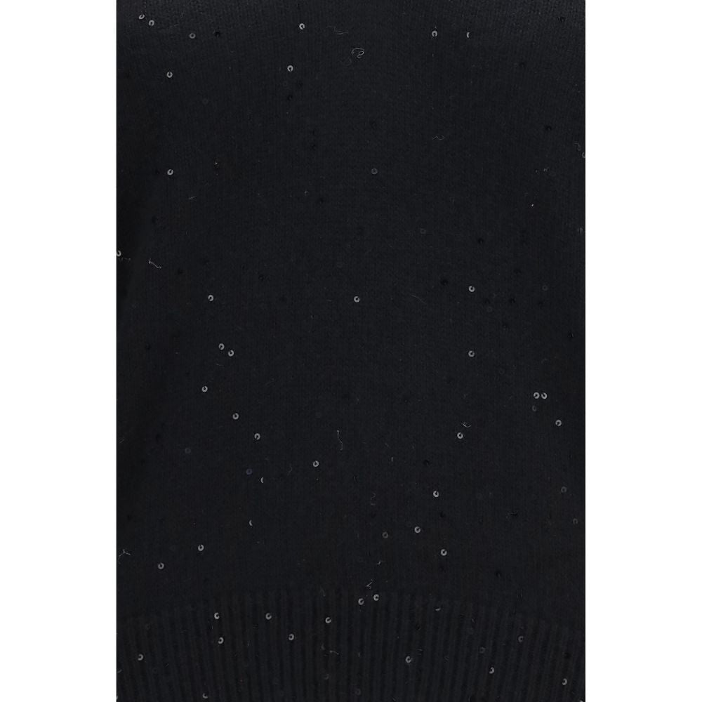 Brunello Cucinelli Black Cashmere Sweater