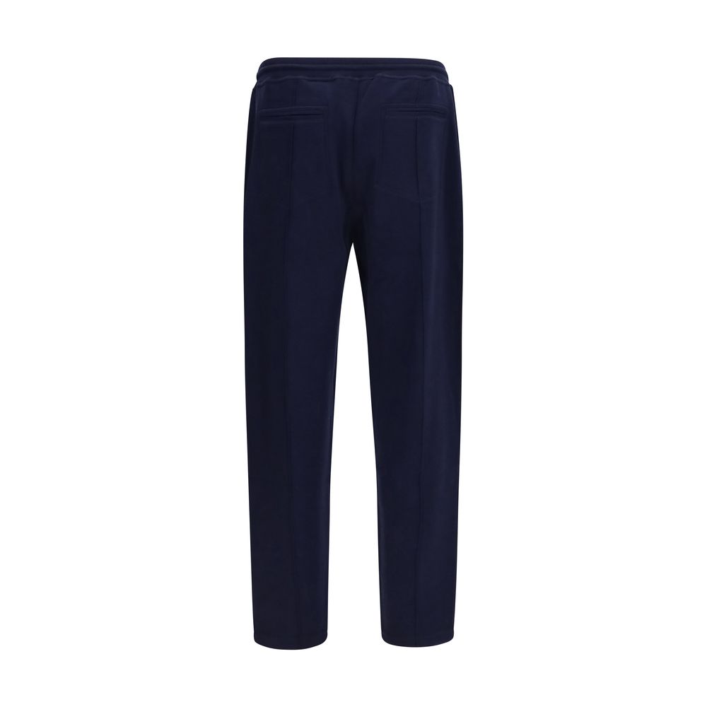 Brunello Cucinelli Blue Cotton Athletic Pants