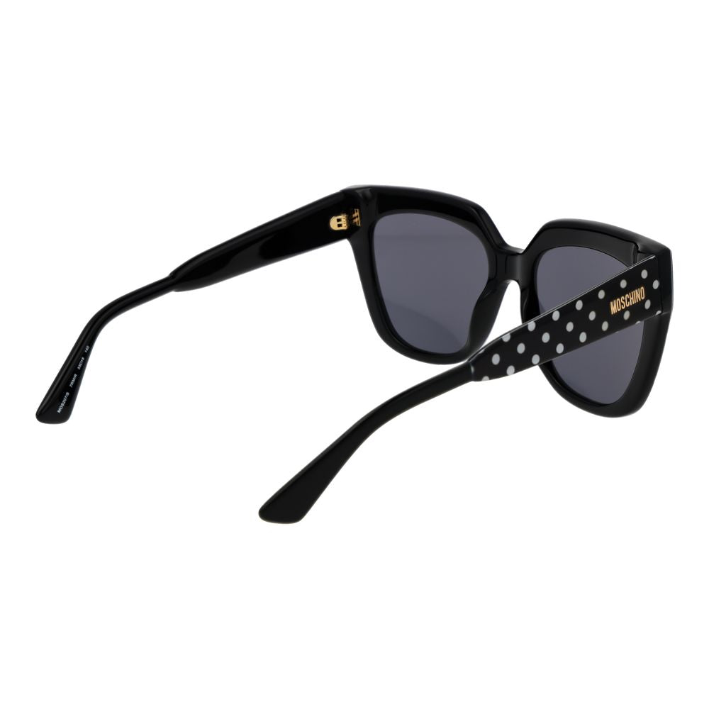 Moschino Black Acetate Sunglasses