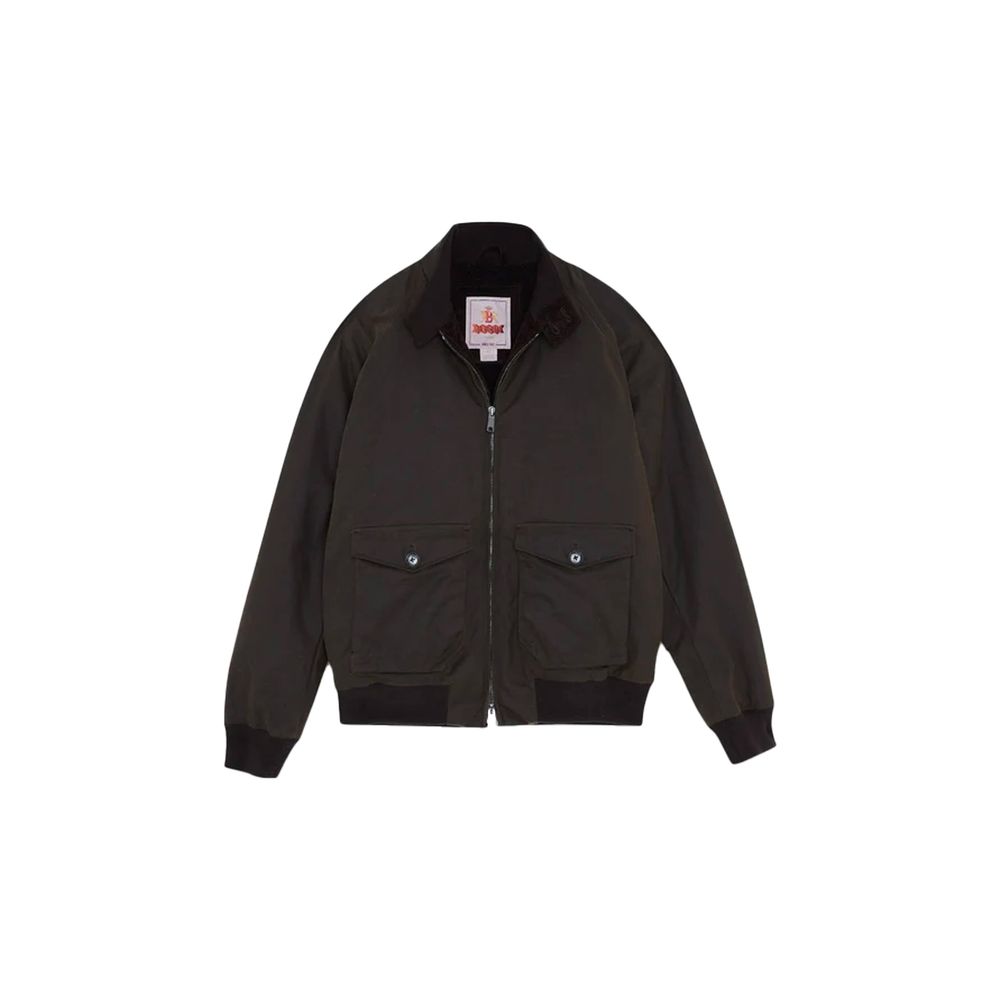 Baracuta Black Cotton Bomber