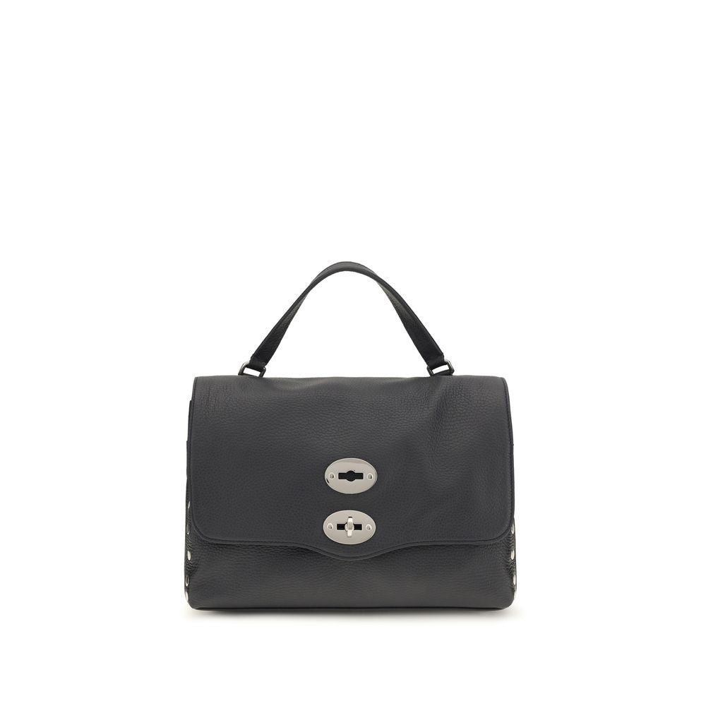 Zanellato Blue Calf Leather Bos Taurus Handbag
