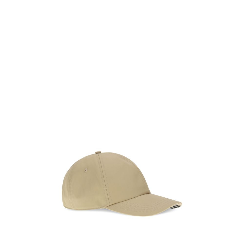 Burberry Beige Cotton Cap (Baseball Hat)