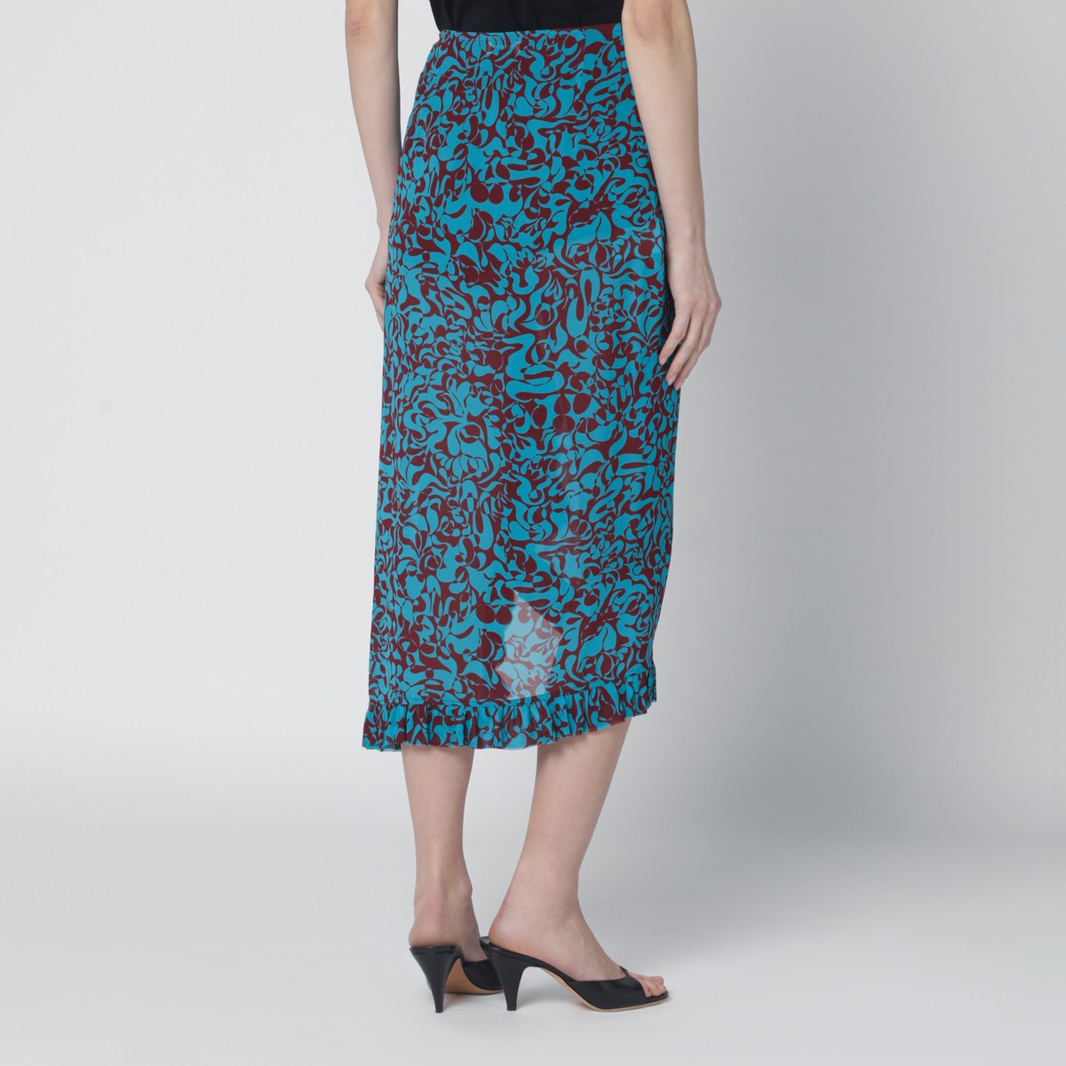 Dries Van Noten Dries Van Noten Midi skirt with gathered detail