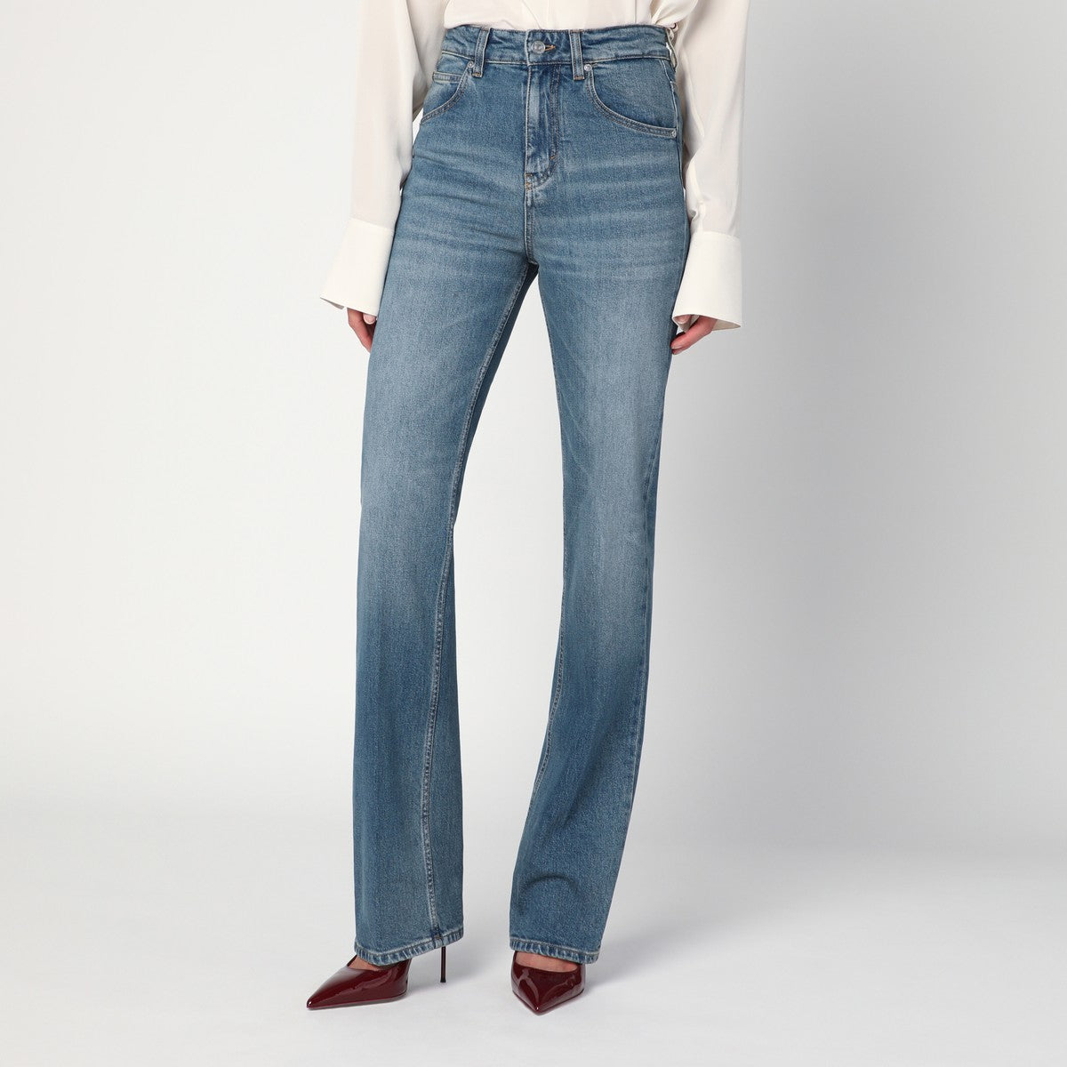 Victoria Beckham Victoria Beckham Julia jeans in faded blue