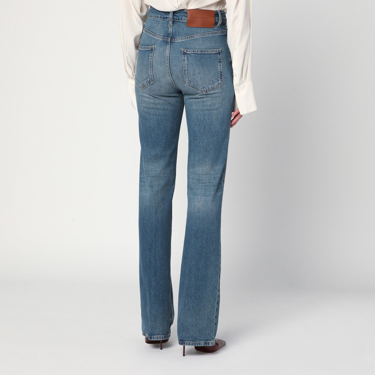 Victoria Beckham Victoria Beckham Julia jeans in faded blue