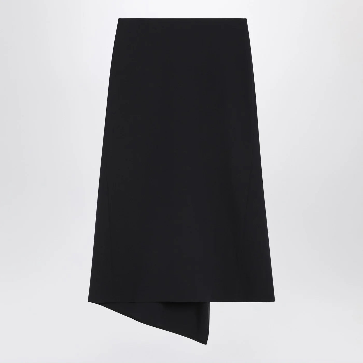 Victoria Beckham Navy blue skirt in wool blend