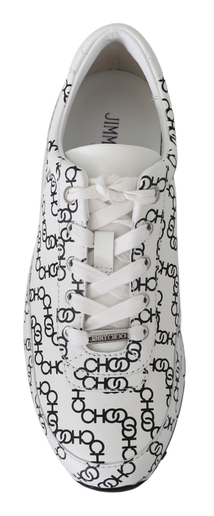 حذاء رياضي أنيق من الجلد بلون واحد من جيمي تشو