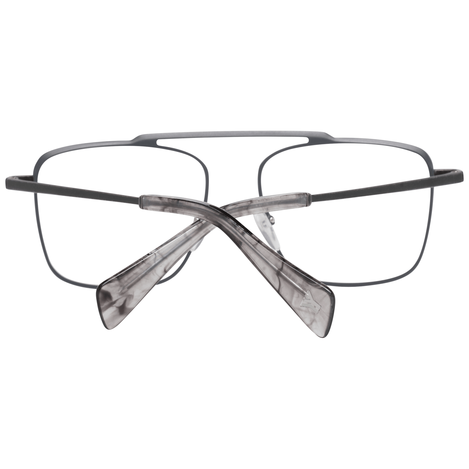 Yohji Yamamoto Gray Titanium Glasses (Frames) - Luxe Marca