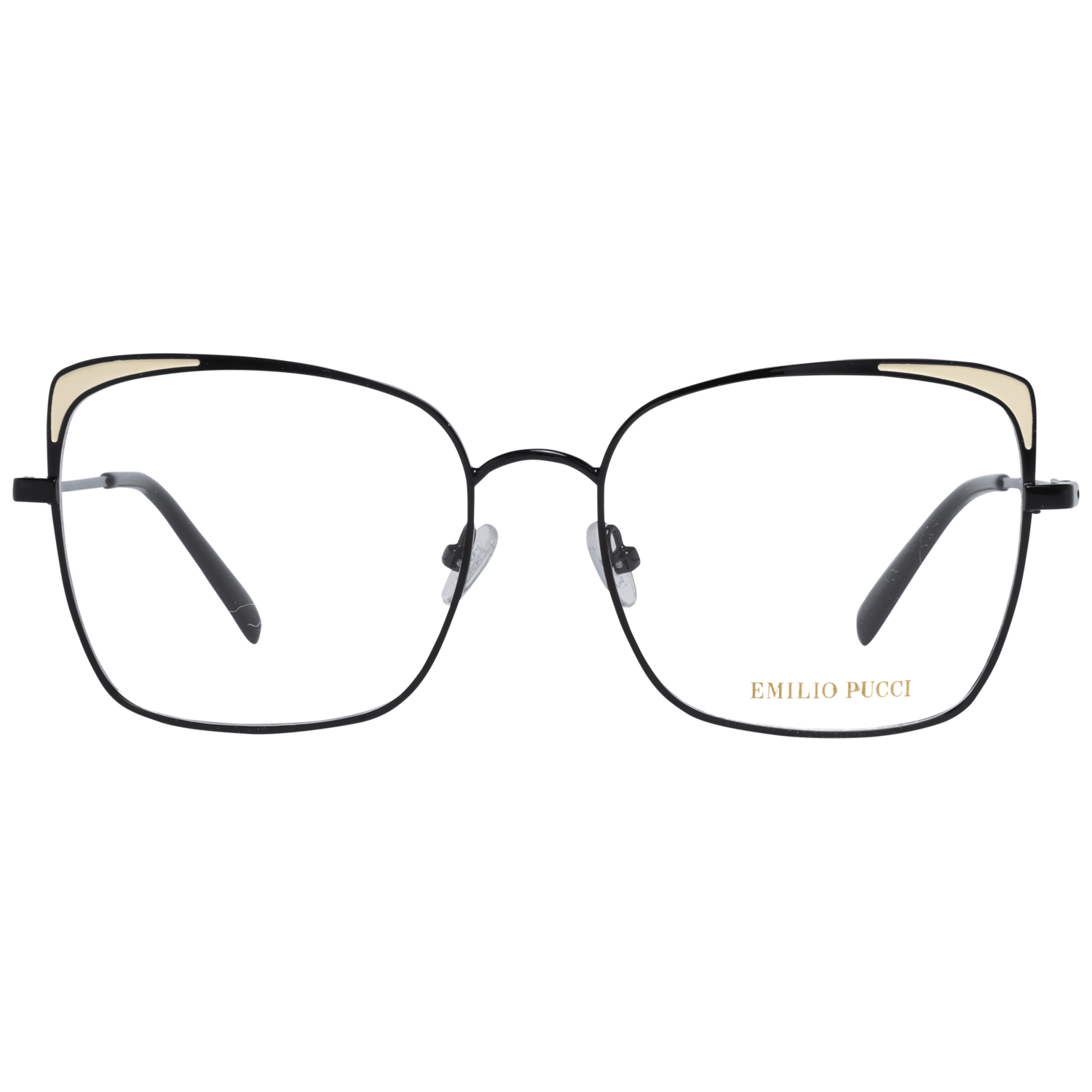 Emilio Pucci Black Metal Glasses (Frames) - Luxe Marca