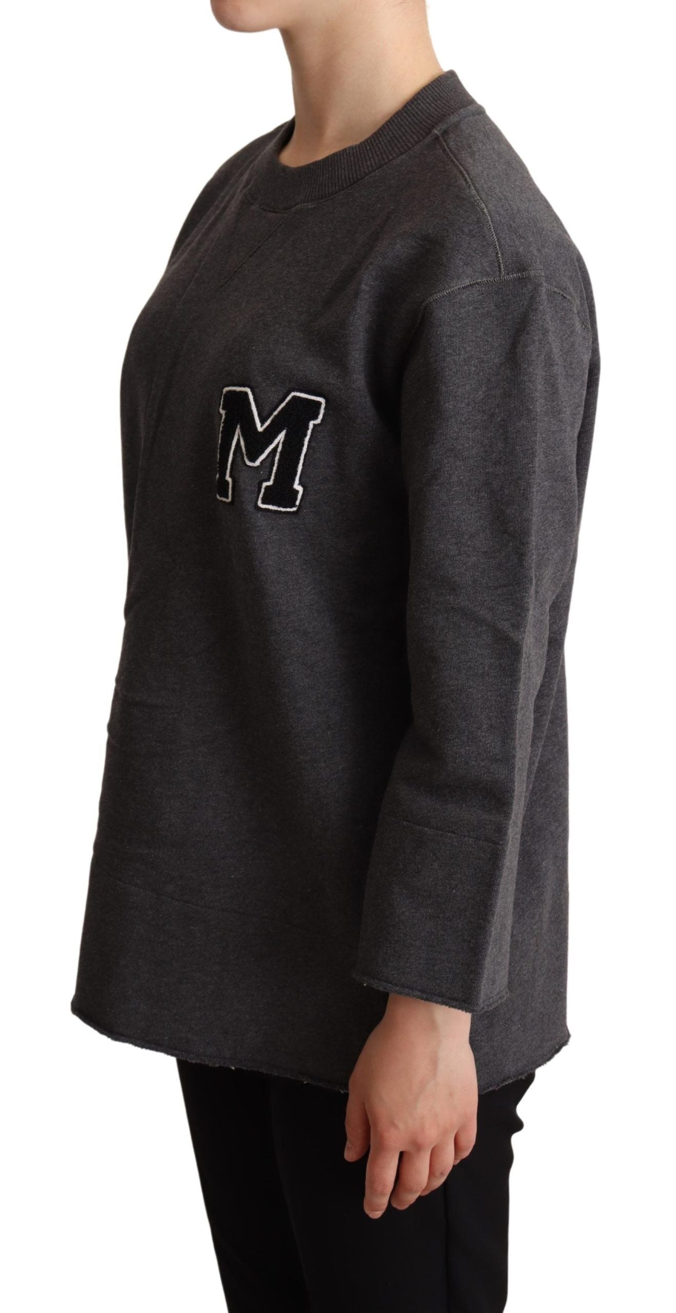 سترة نسائية مطرزة باللون الرمادي من دولتشي آند غابانا