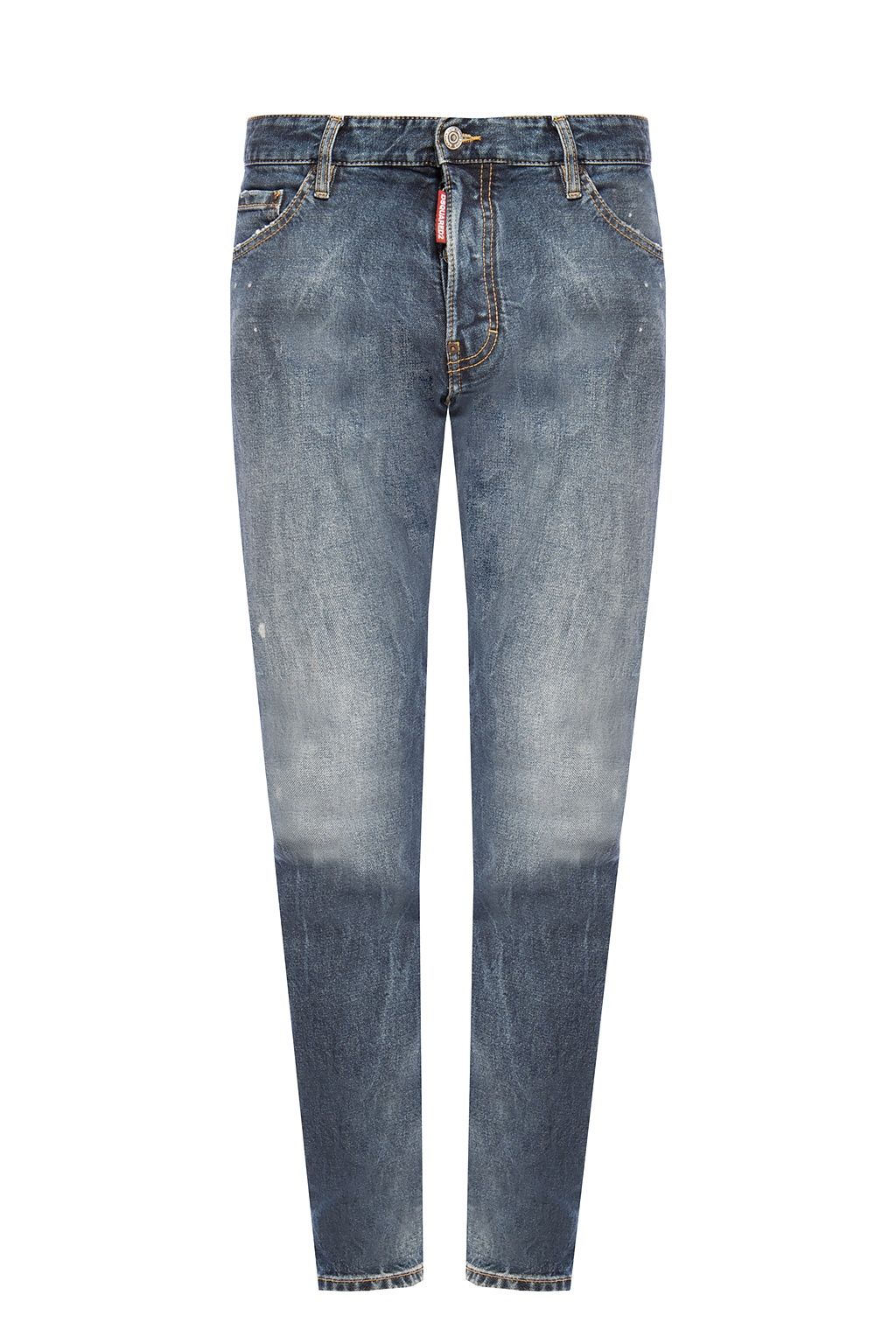 بنطلون جينز رجالي قطني أزرق من Dsquared²