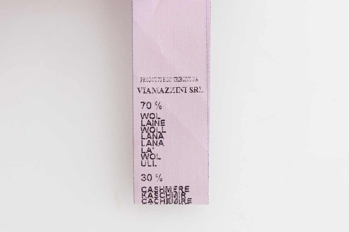 سترة صوفية من الكشمير باللون الأسود من إيرمانو شيرفينو