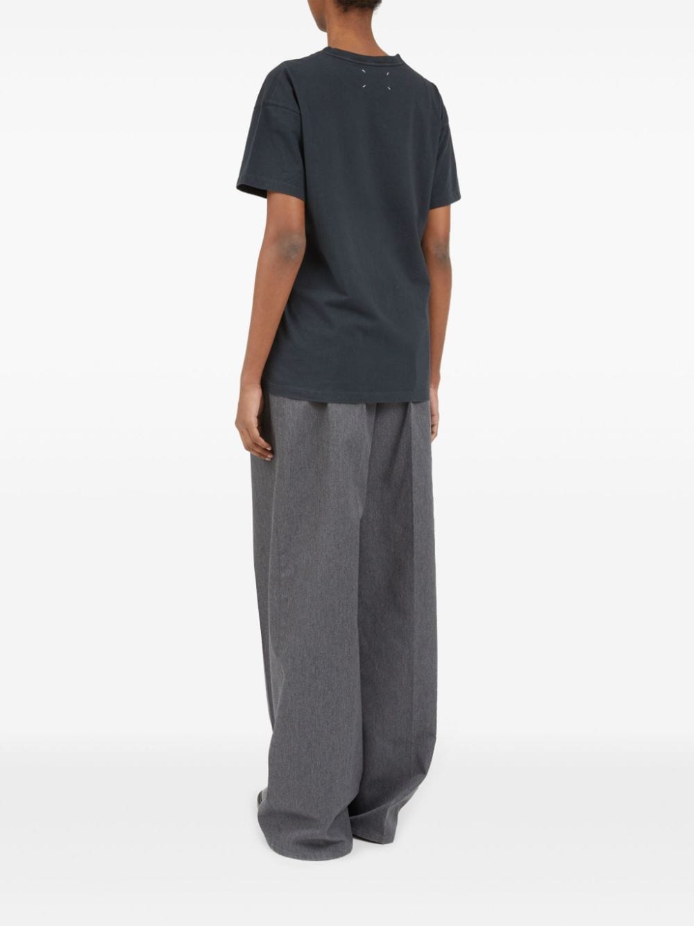 Maison Margiela Maison Margiela Logo-embroidered cotton T-shirt