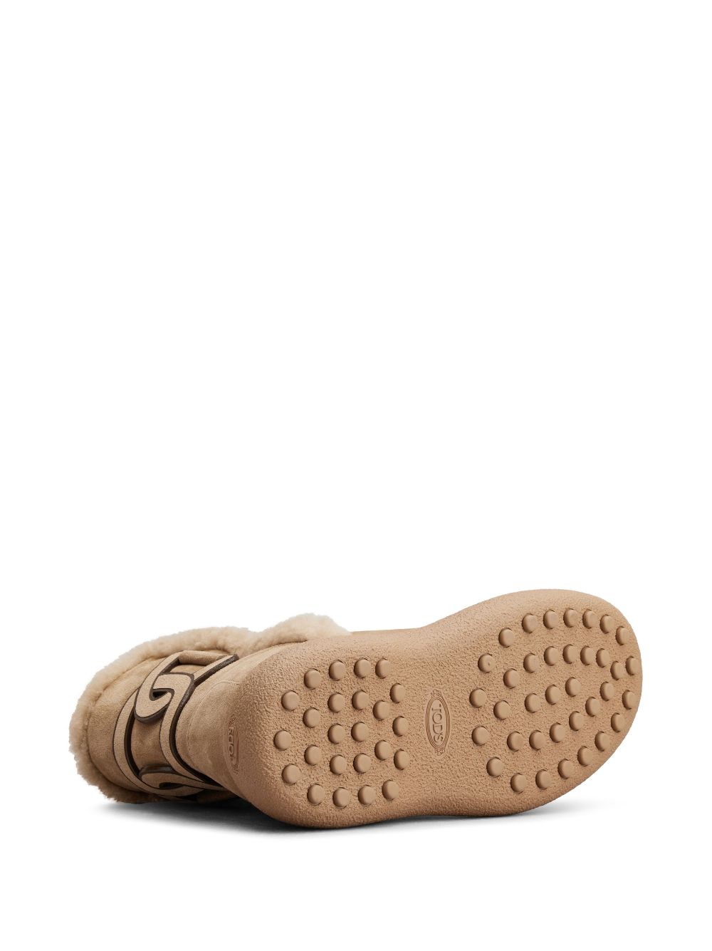 Tod'S Tod's Kate suede and shearling ankle boots