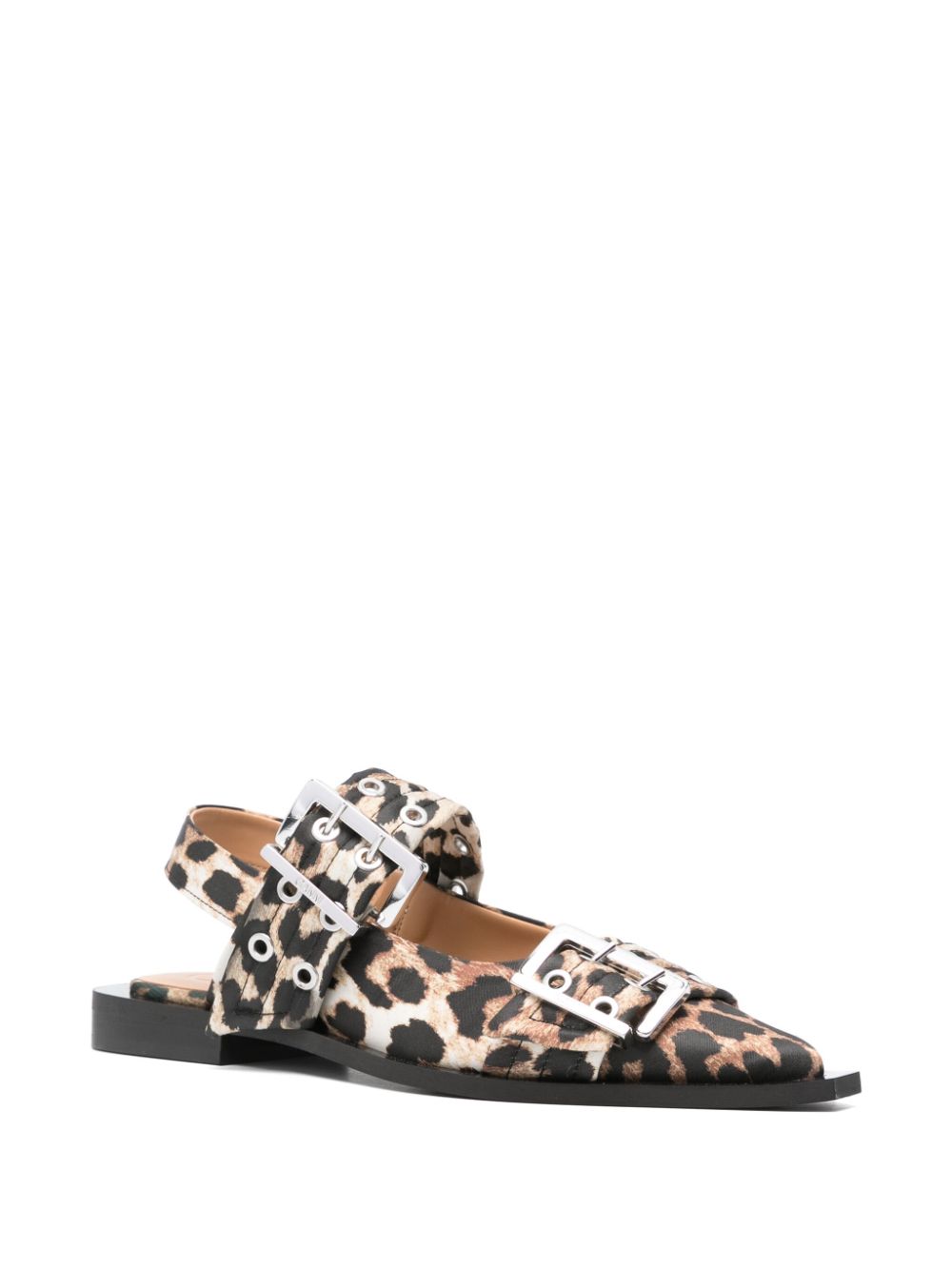 Ganni Ganni Printed Ballerinas
