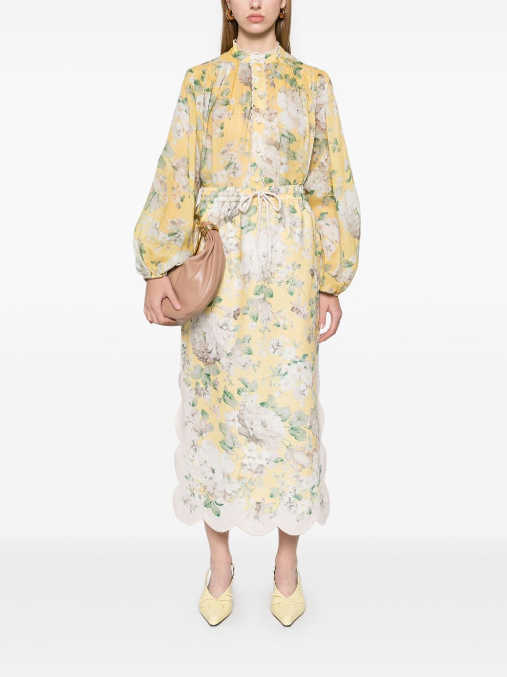Zimmermann Zimmermann Acacia Scalloped Shirt